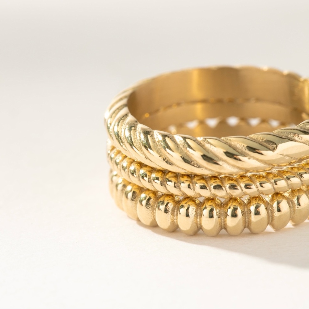 On The Move Ring Stack (Set of 3)
